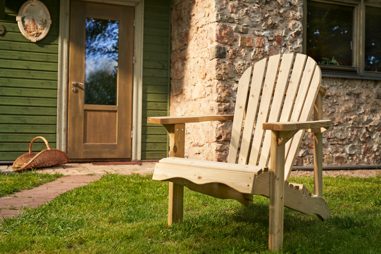 Single Adirondack chair
